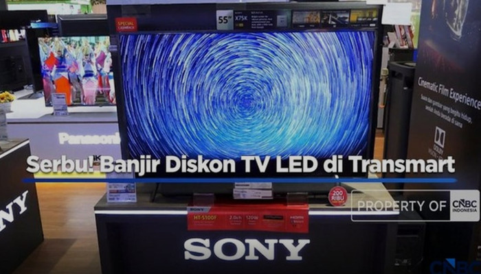 TV LED 43 Inci Merek Ternama Diskon hingga Rp 1,4 Juta di Transmart Full Day Sale Minggu Ini