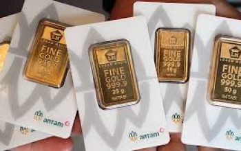 Harga Emas Antam Naik Rp16.000 per Gram pada Sabtu 18 April 2026