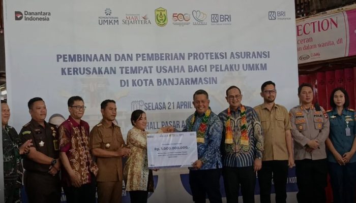 200 Pelaku UMKM Banjarmasin Dapat Perlindungan Asuransi Total Rp1 Miliar dari Pemkot