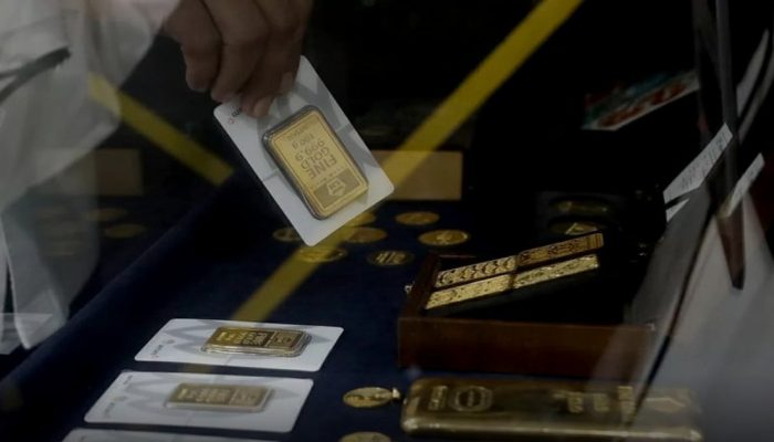 Harga Emas Antam Anjlok Rp50.000 Jadi Rp2.830.000 per Gram pada Rabu 22 April 2026