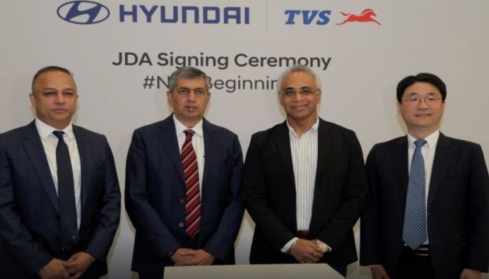 Hyundai Motor dan TVS Motor Teken Perjanjian Kembangkan Kendaraan Listrik Roda Tiga Khusus Pasar India