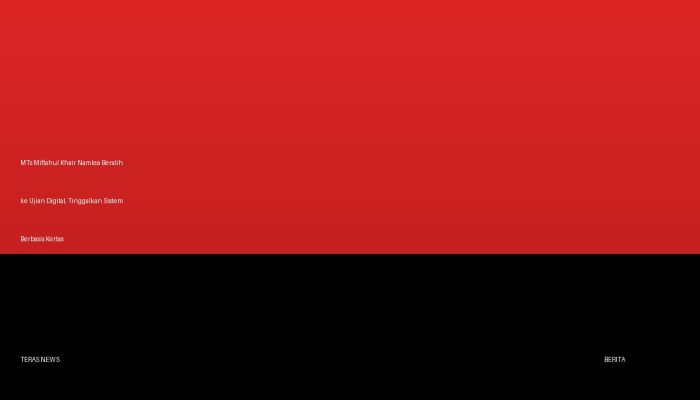 MTs Miftahul Khair Namlea Beralih ke Ujian Digital, Tinggalkan Sistem Berbasis Kertas