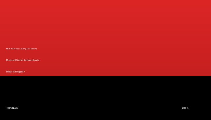 Naik 30 Persen Jelang Hari Kartini, Museum RA Kartini Rembang Diserbu Pelajar TK hingga SD