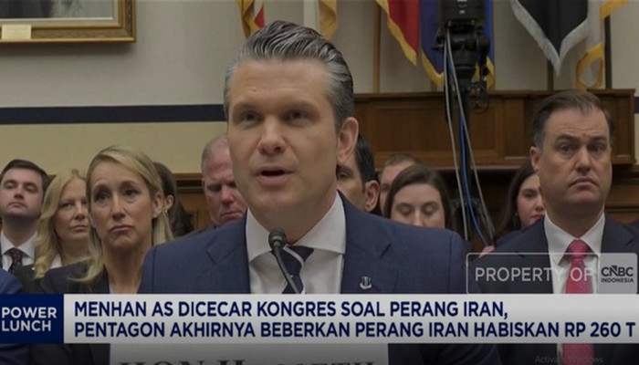 Pete Hegseth Dicecar Anggota Kongres AS Soal Tujuan dan Timeline Perang Iran