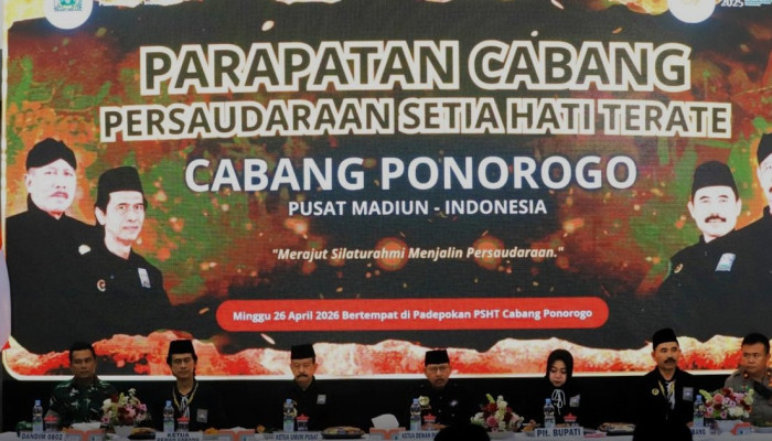 Plt Bupati Lisdyarita Hadiri Parapatan PSHT Ponorogo, Minta Pengurus Baru Sinergi Bangun Daerah
