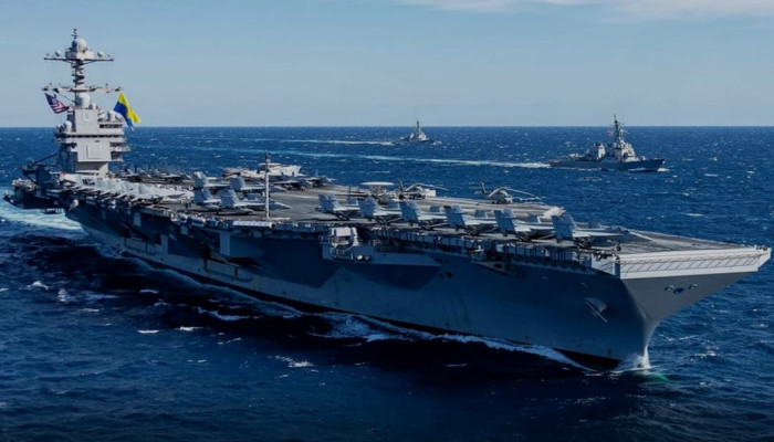 Setelah 309 Hari Bertugas, Kapal Induk Nuklir USS Gerald R. Ford Ditarik Pulang dari Kawasan Timur Tengah