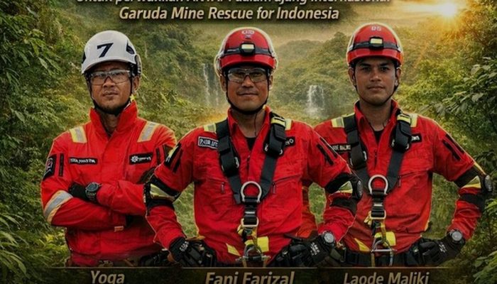 Tim Garuda Mine Rescue Wakili Indonesia di Olimpiade Penyelamatan Tambang di Zambia, 9 Negara Berlomba