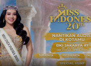 20 Tahun Miss Indonesia: Audisi Batch ke-20 Dibuka, Perempuan Muda Seluruh Indonesia Bisa Daftar