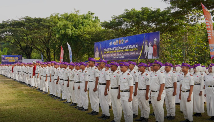 643 Taruna SMK Sakti Gemolong Dilantik, Wabup Sragen Tawarkan Beasiswa hingga Pelatihan Kerja Gratis
