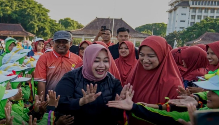 6.000 Santri PAS Baitul Qur’an Padati Alun-Alun Ponorogo, Plt Bupati Ikut Senam Massal