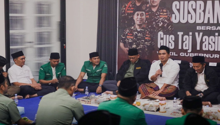 93 Peserta Susbanpim GP Ansor dari Barat Indonesia Bertamu ke Rumah Dinas Wagub Taj Yasin di Semarang