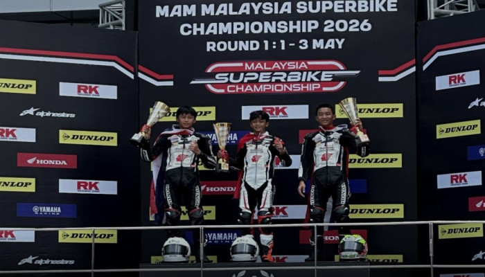 Abimanyu dan Resky Bawa Indonesia ke Podium IHTTC 2026 di Sepang, Lagu Kebangsaan Berkumandang