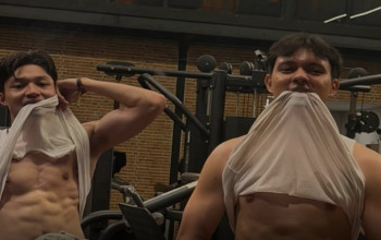 Kiesha Alvaro dan Nyoman Paul Pamer Perut Six Pack di Gym, Netizen Dibuat Salfok