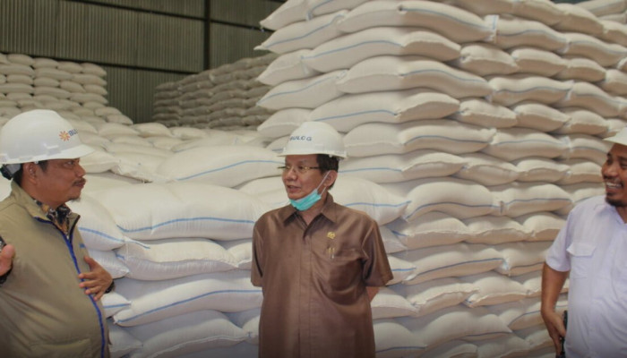 Longki Djanggola Tinjau Gudang Bulog Parigi Moutong, Pastikan Stok Beras Aman Beberapa Bulan ke Depan