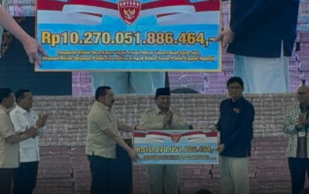 Prabowo Sebut Rp39 Triliun Uang Koruptor Mengendap Diam di Rekening Bank