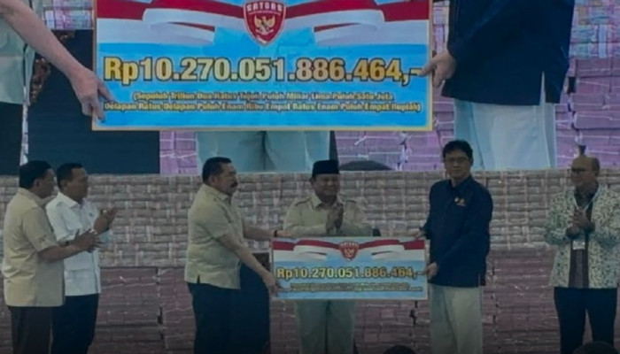 Prabowo Sebut Rp39 Triliun Uang Koruptor Mengendap Diam di Rekening Bank