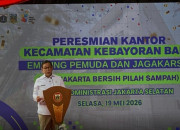 Pramono Resmikan 2 Embung di Jagakarsa, Targetkan Kurangi Banjir Jakarta Selatan 20 Persen