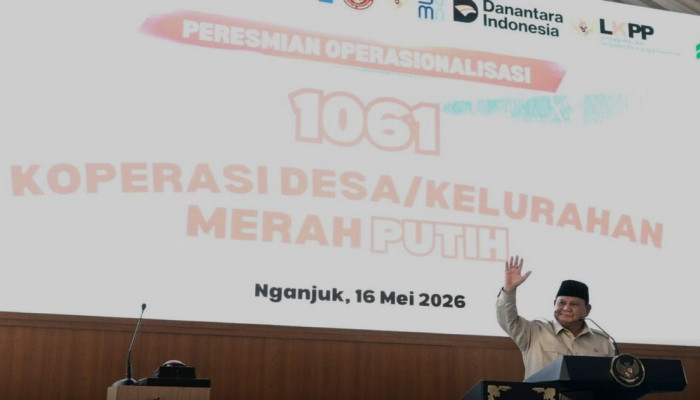 Presiden Prabowo Resmikan 1.061 Koperasi Desa Merah Putih di Nganjuk, Ekonomi Kerakyatan Jadi Prioritas