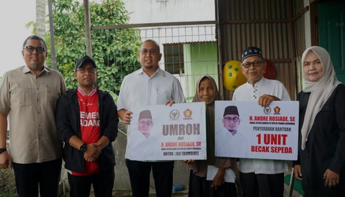 Yarmayati, Penarik Becak Sampah di Padang yang Viral, Akhirnya Dapat Hadiah Umrah dari Andre Rosiade