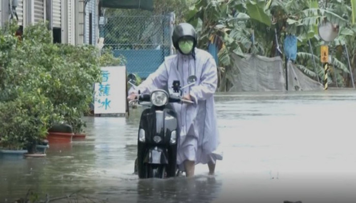 Banjir Topan Mekkhala Rendam Kaohsiung dan Pingtung, Taiwan Waspada Sepekan ke Depan