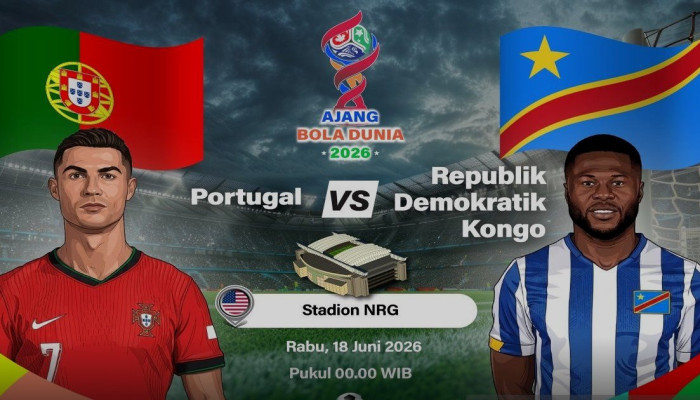 Cristiano Ronaldo Tampil di Piala Dunia Keenam, Portugal Hadapi RD Kongo di Houston Kamis Dini Hari