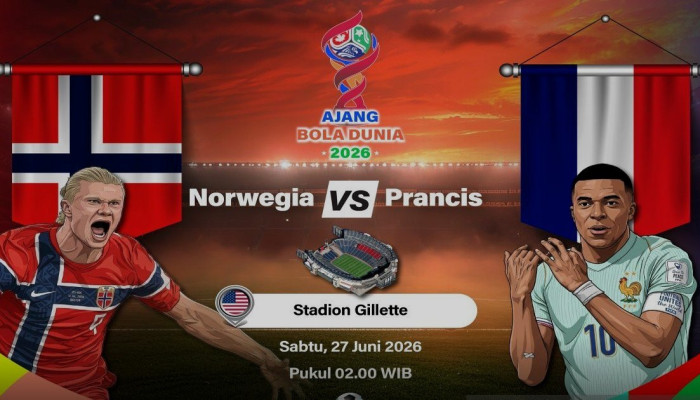 Mbappe vs Haaland: Duel 4 Gol Lawan 4 Gol di Foxborough Perebutkan Sepatu Emas Piala Dunia 2026