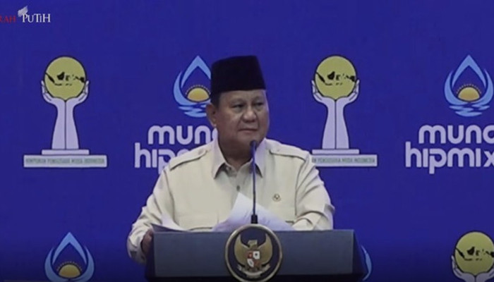 Prabowo Buka Munas HIPMI XVIII di Bandar Lampung, Klaim Tahu Kelakuan Semua Tokoh Organisasi