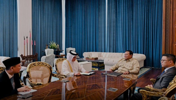 Prabowo Terima Menlu Qatar di Istana Merdeka, Investasi dan 50 Tahun Diplomatik Jadi Fokus Pembicaraan