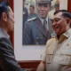 Sjafrie dan AHY Bahas Pengendalian Ruang Udara Nasional di Kantor Kemhan, 25 Juni 2026