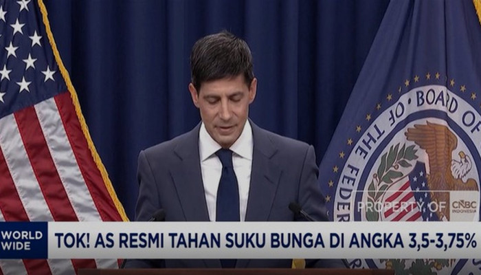 The Fed Tahan Suku Bunga di 3,5–3,75 Persen, Buka Peluang Pemangkasan ke Depan
